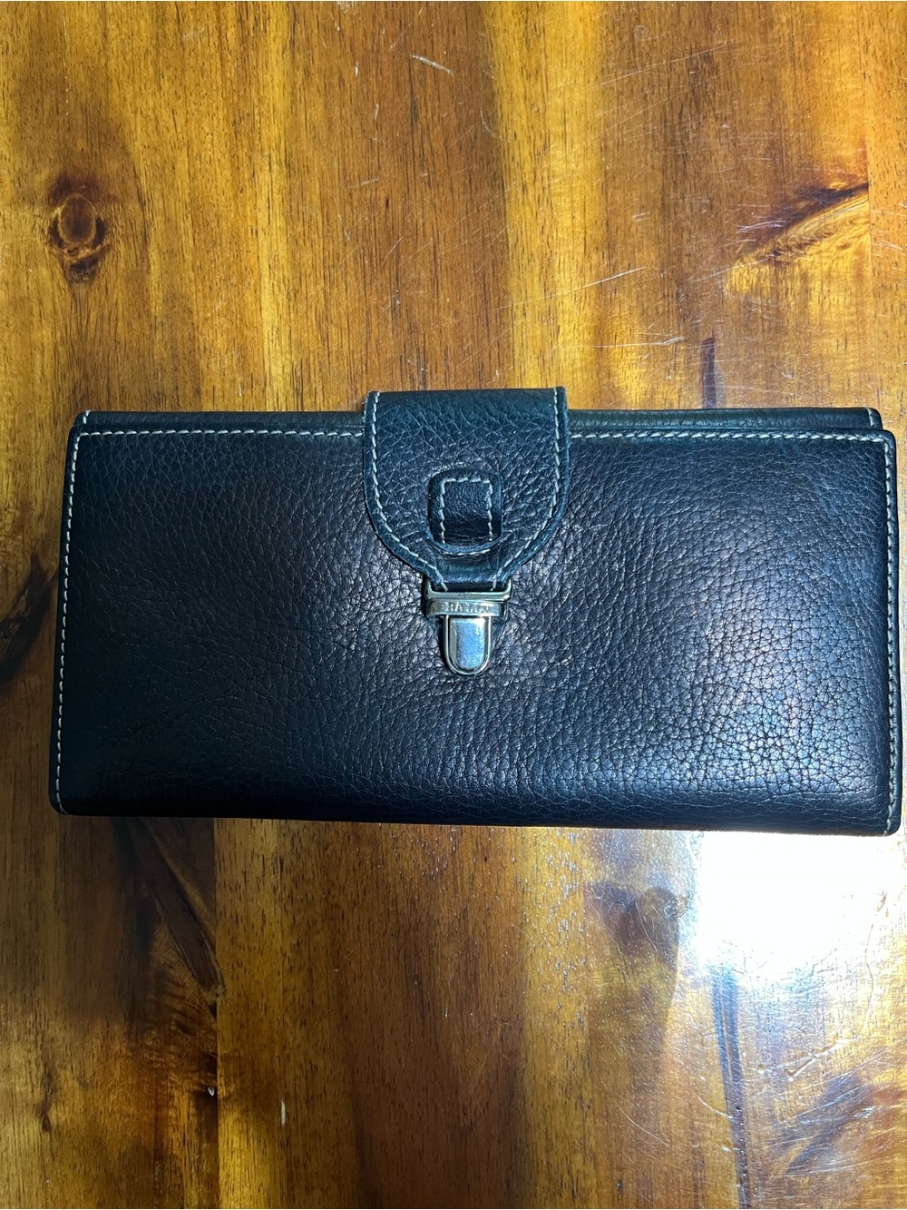 Bally Black Leather Wallet